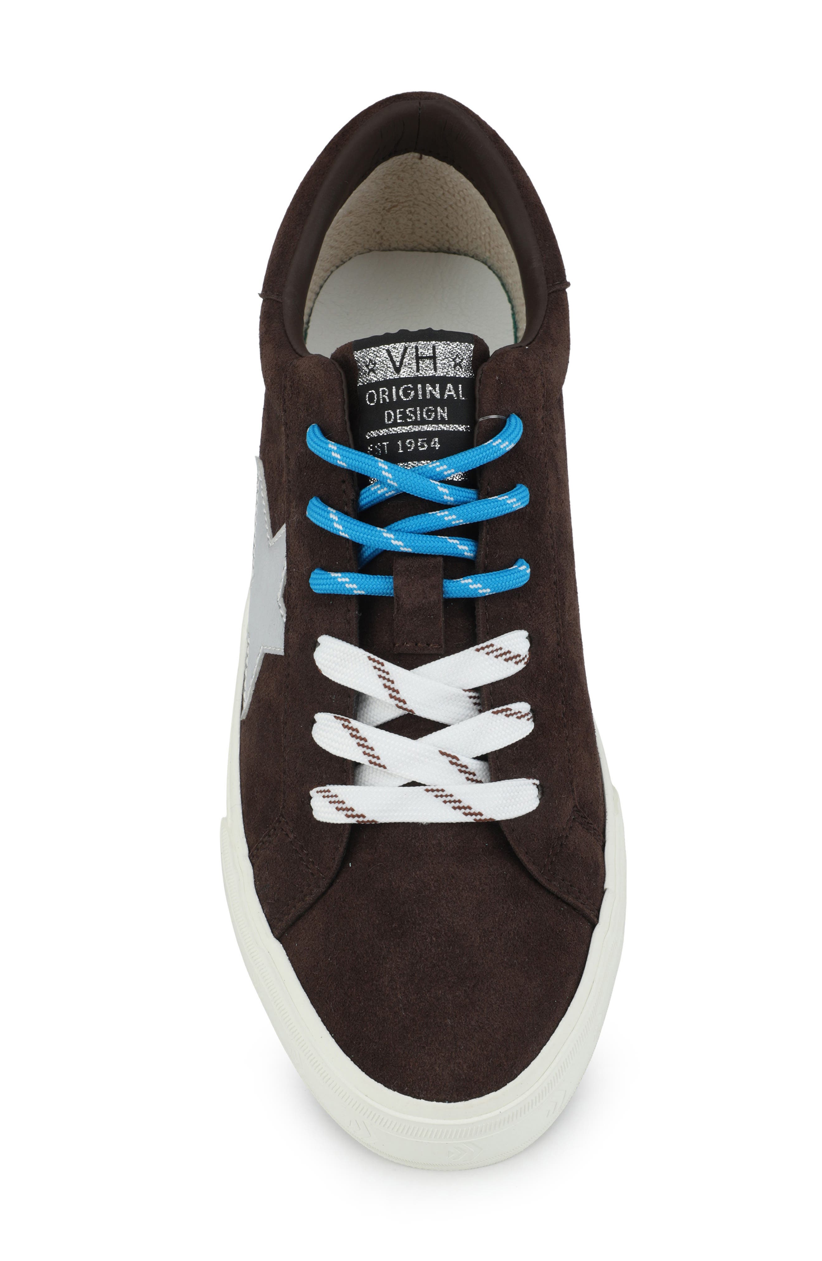 Freya Star Sneaker, Alternate, color, CHOCOLATE BROWN