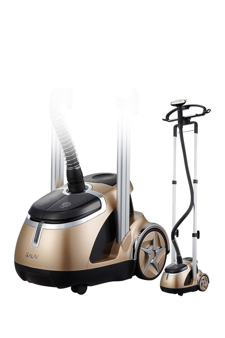Refurb GS49-DJ Professional Dual Bar Garment Steamer, Alternate, color, GOLD