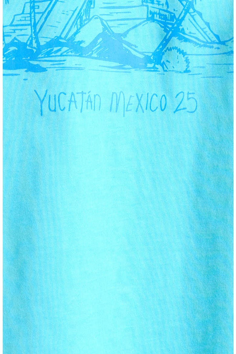 Kids' Yucatán Cotton Graphic T-Shirt, Alternate, color, BLUE