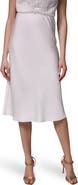 Donna Karan New York Satin Midi Skirt