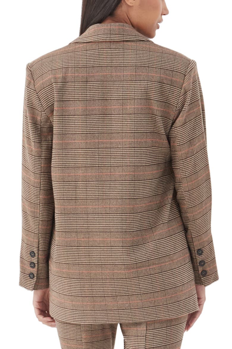 Bartlett Check Oversize Blazer, Alternate, color, BROWN CHECK
