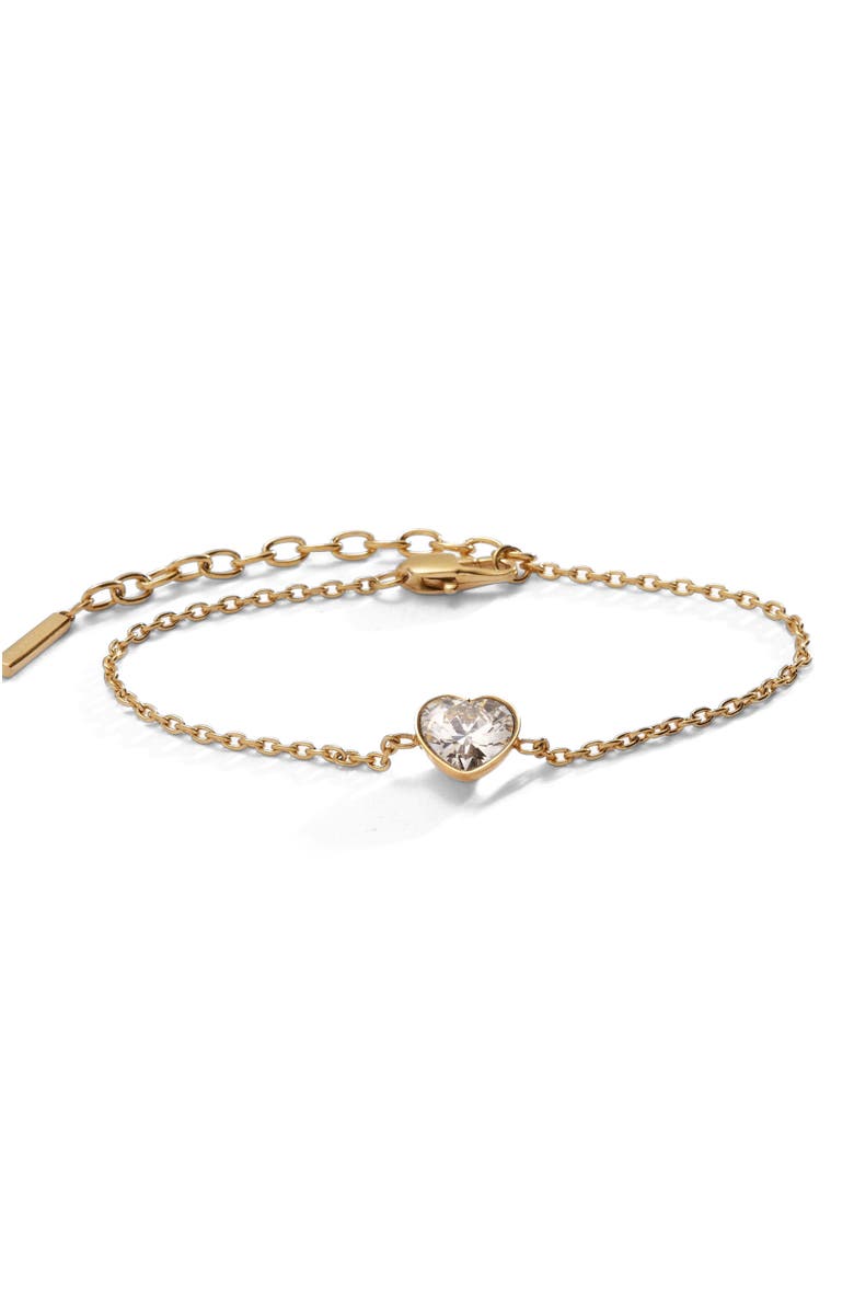 Alex and Ani Heart Bracelet, Main, color, Gold