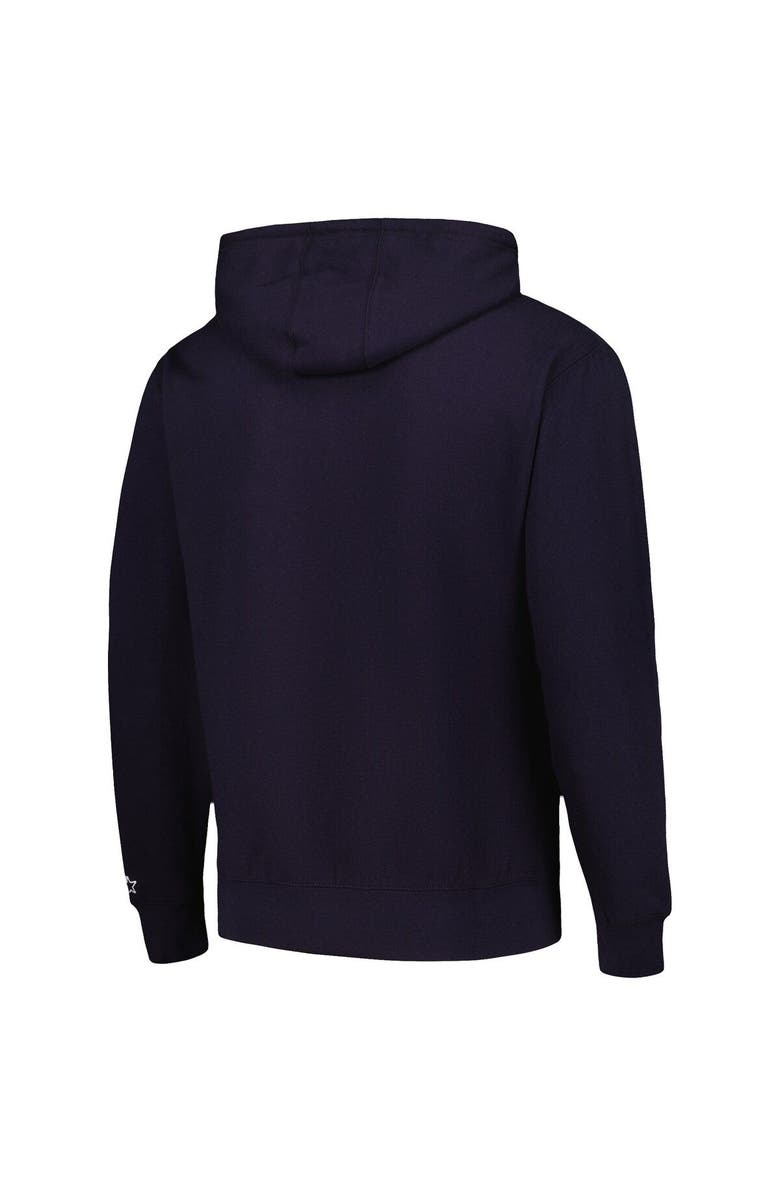 STARTER Men's Starter Navy Chicago Bears Domestic Post Season Full-Zip Hoodie, Alternate, color,