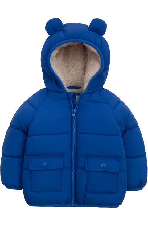 Baby Fleece Lined Bear Puffer Jacket (Baby)
