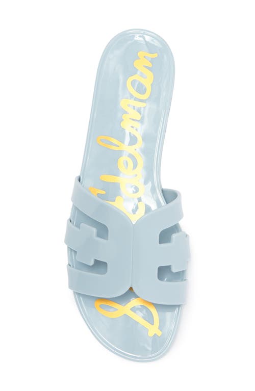 Sam Edelman Bay Jelly Slide Sandal Cape Blue Jelly In Cape Blue