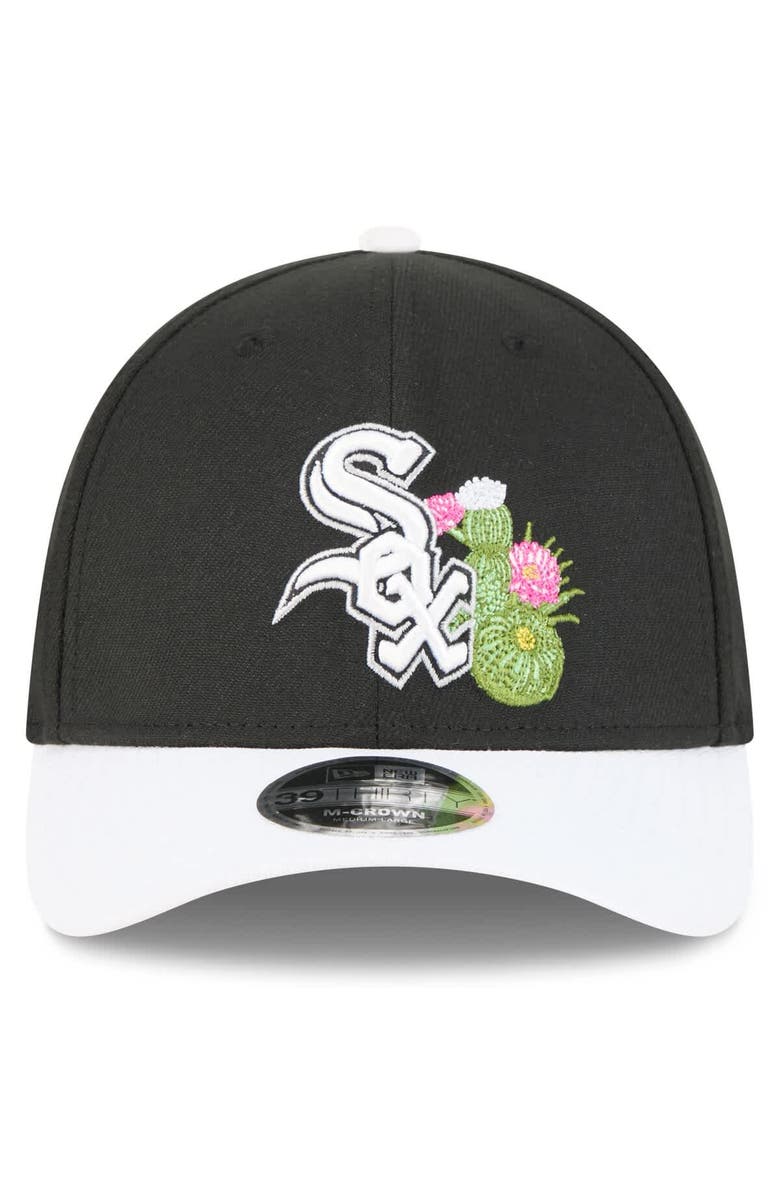 New Era Men's New Era  Black/White Chicago White Sox 2026 Spring Training M-Crown 39THIRTY Flex Hat, Alternate, color, Black