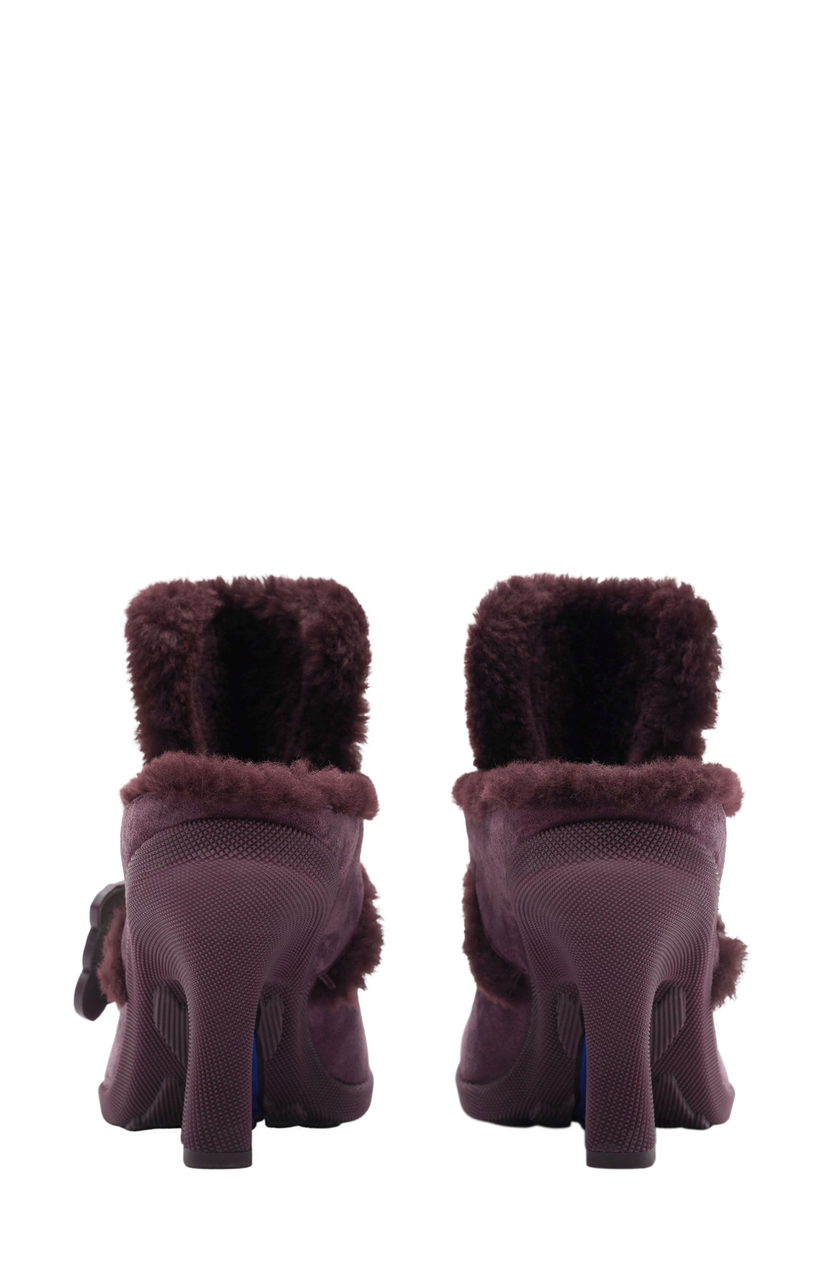 Burberry Highland Genuine Shearling Mule, Alternate, color, 