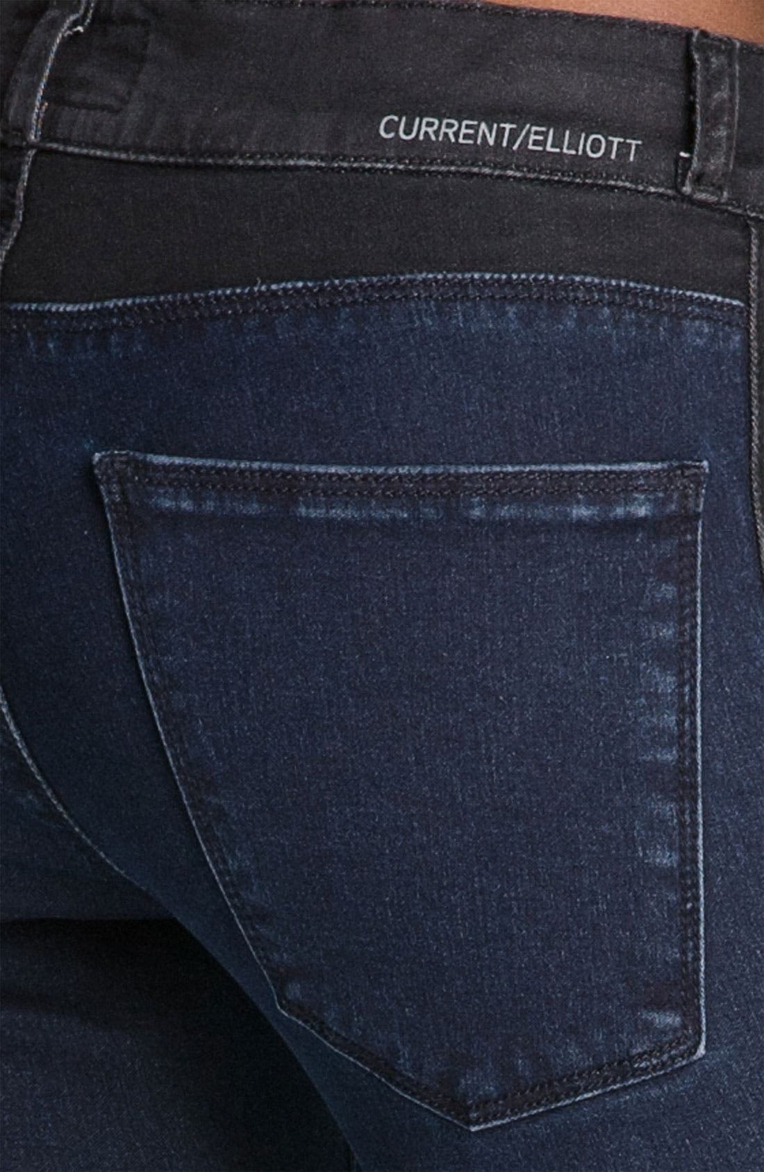 Current/Elliott 'The Rider' Panel Denim Leggings (Women) | Nordstrom