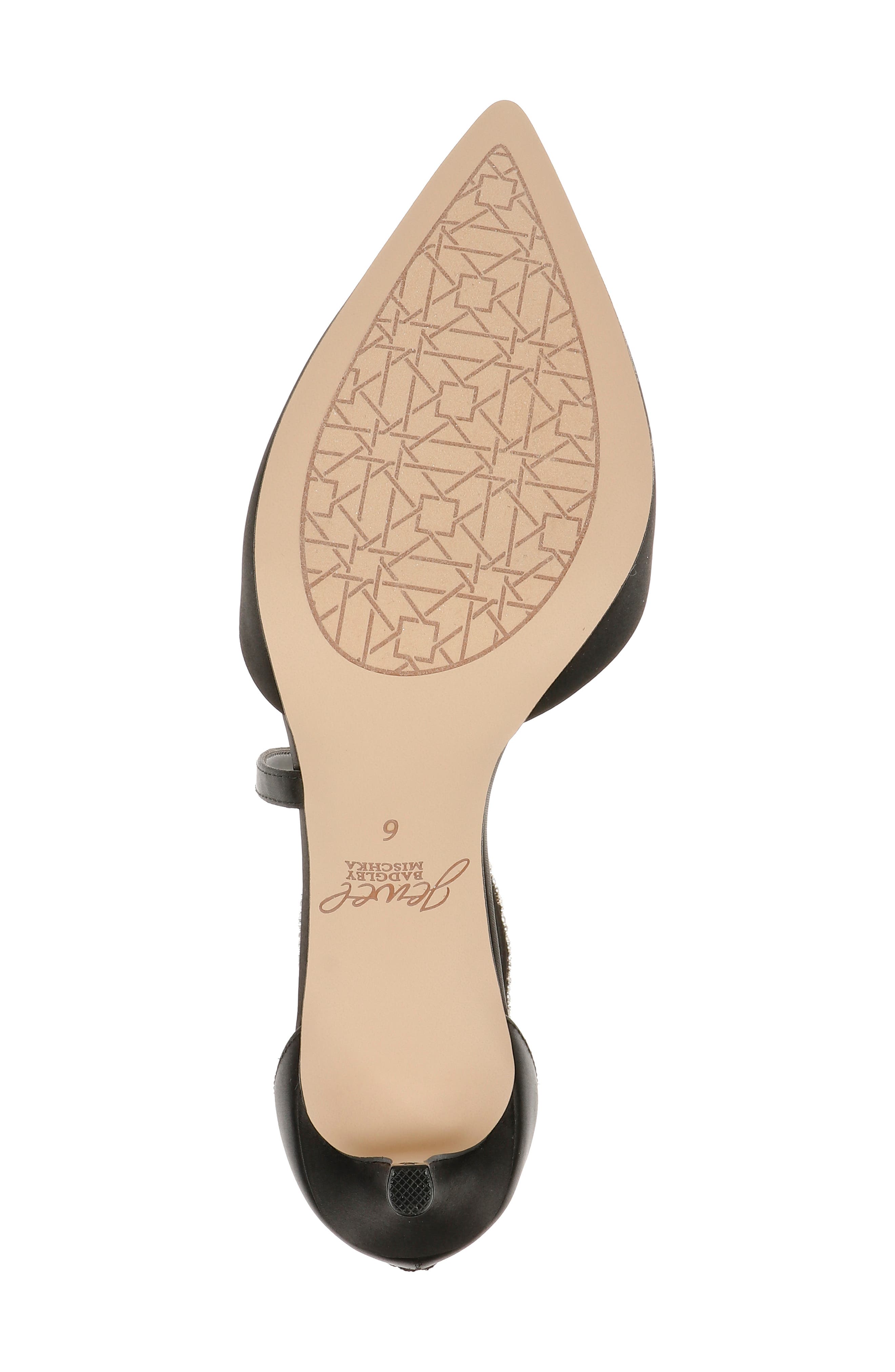 Jewel Badgley Mischka Alaia Pointed Toe Pump, Alternate, color, 