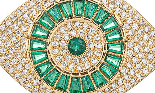 Eye Candy Los Angeles Evil Eye Pendant Necklace In Gold