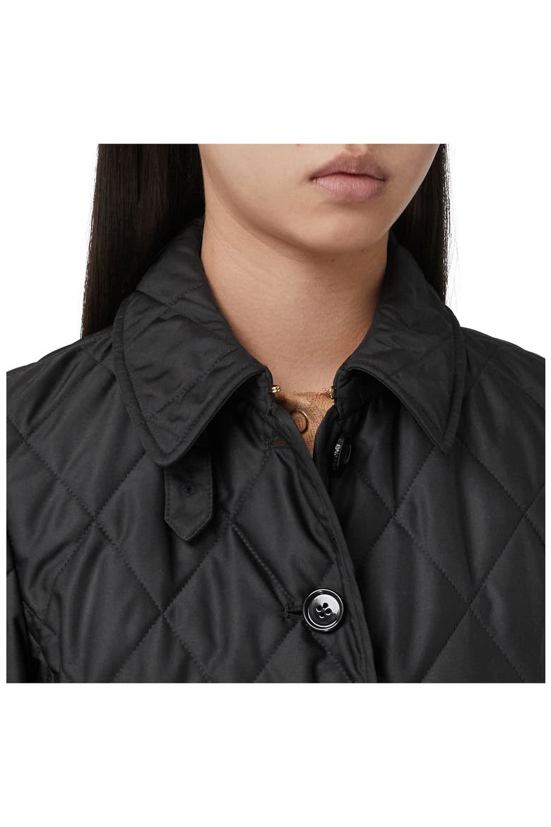 Fernleigh Thermoregulated Diamond Quilted Jacket, Alternate, color, BLACK