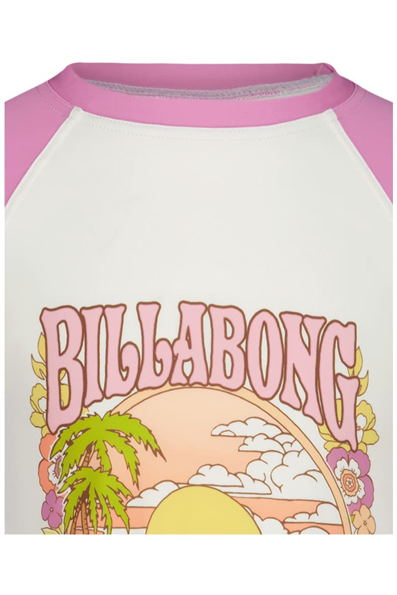 Kids' Sweet Ride Long Sleeve Rashguard, Alternate, color, CYCLAMEN