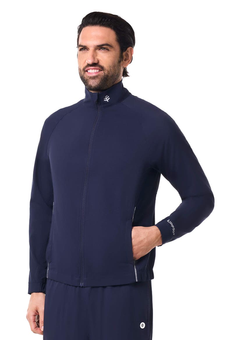 Men's Outpace Sport Jacket, UPF 50+ Sun Protection, Main, color, Navy