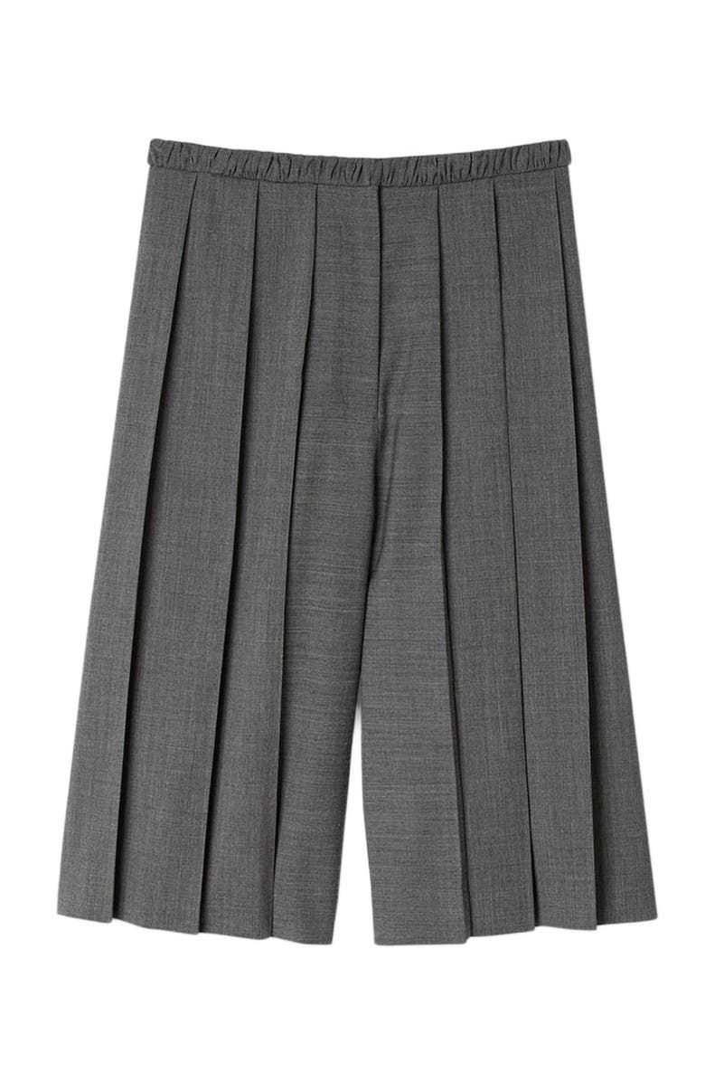 SANDRO Pleated long shorts, Alternate, color, Grey