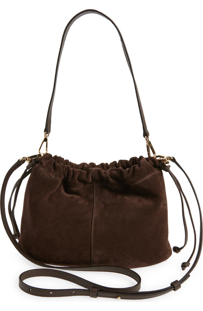 Strathberry Suede Top Handle Bag, Alternate, color,