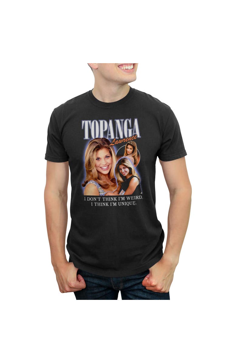 Boy Meets World Men's Boy Meets World Topanga Lawrence Retro Poster Graphic T-Shirt, Main, color, Black