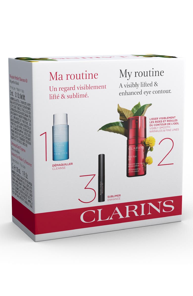 Clarins Total Eye Essentials Set USD $107 Value, Alternate, color, 
