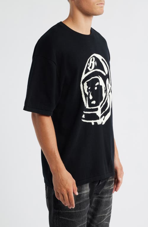Billionaire Boys Club Bb Helmet Head Cotton Graphic Sweater Tee In Black