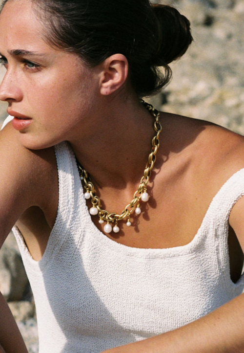 Sccollection Bari Necklace In Gold