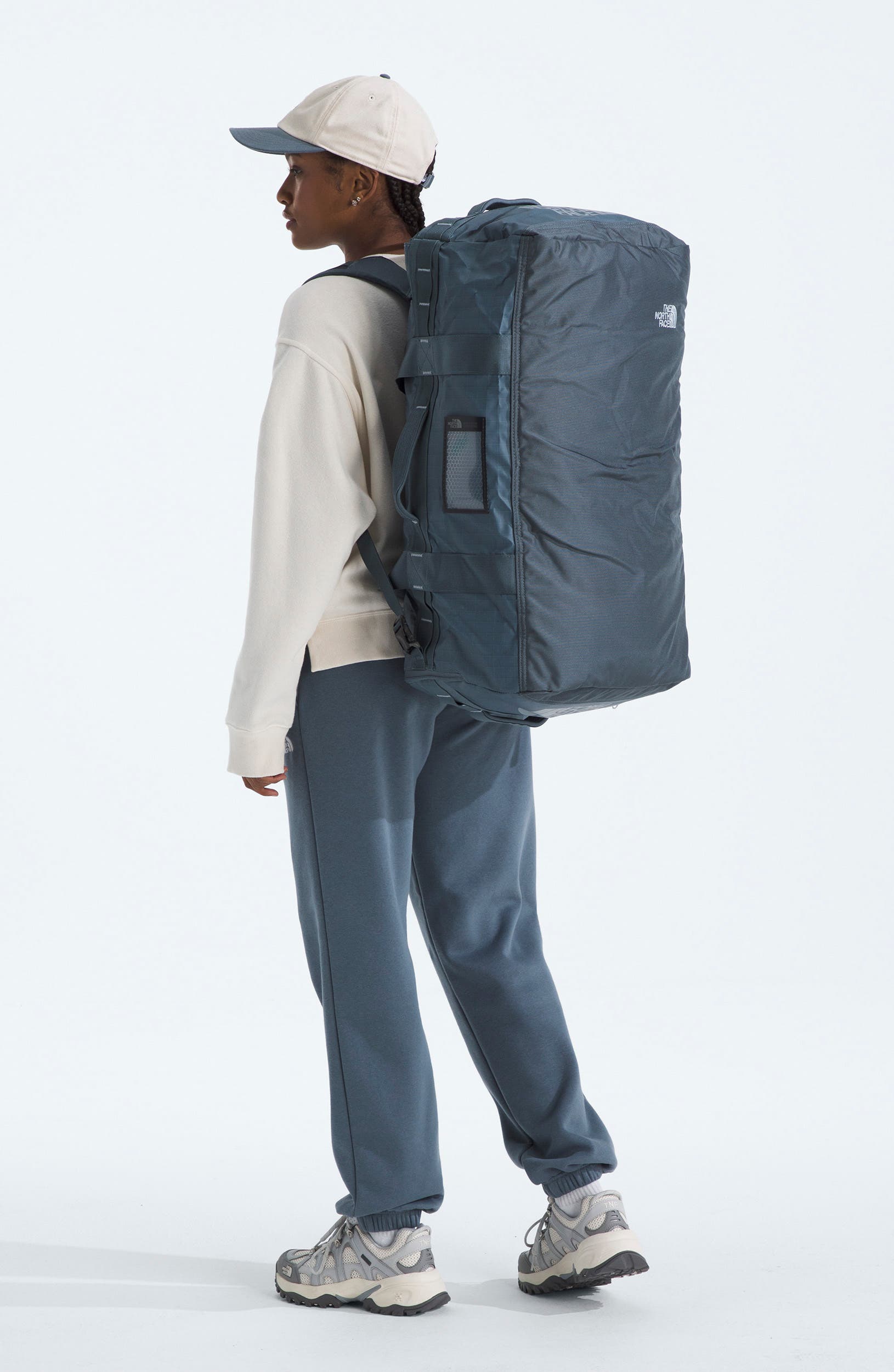 Base Camp Voyager 62L Duffel, Alternate, color, GRANITE GREY/ FROST GREY