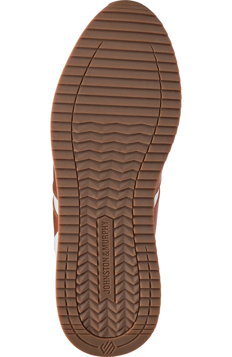 Johnston & Murphy Morgan Sneaker, Alternate, color, White/ Tan Full Grain