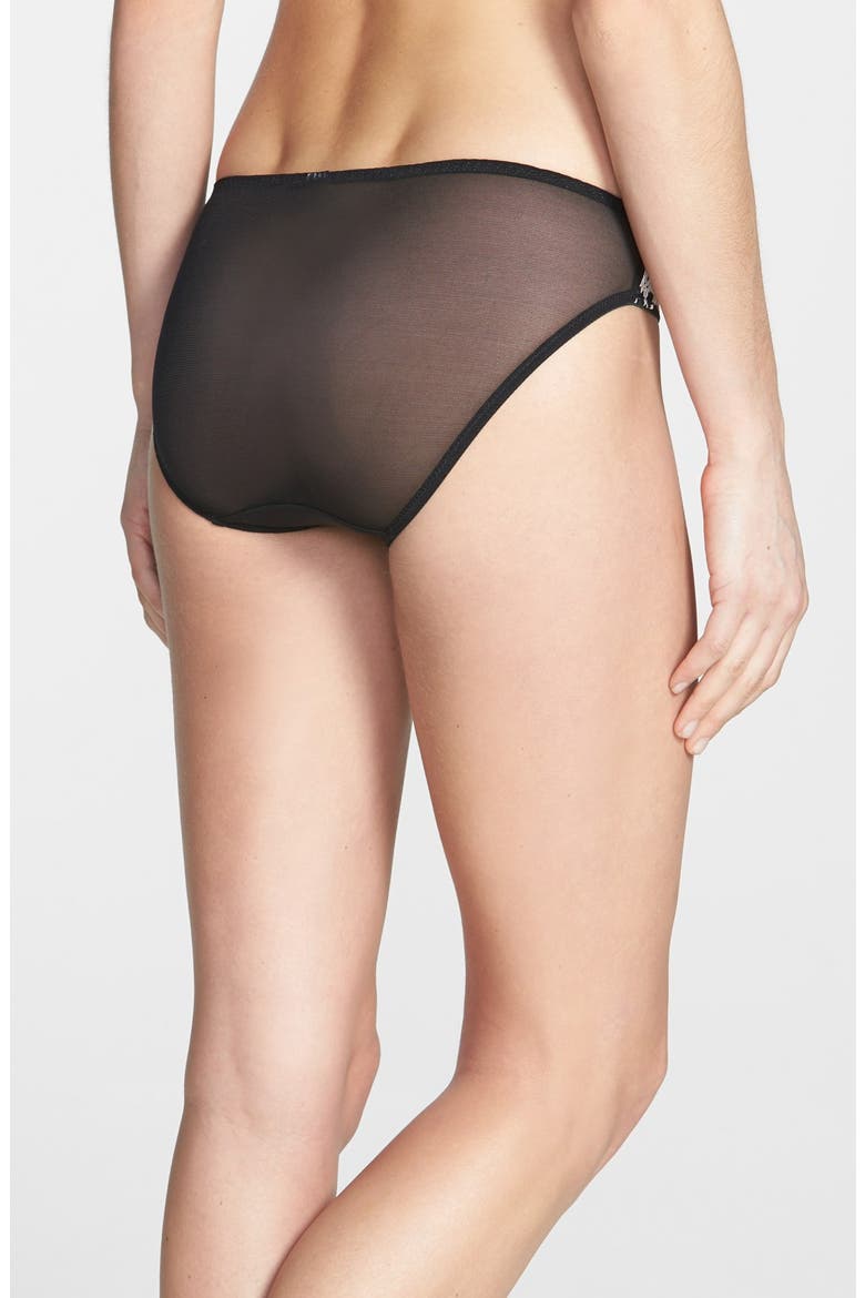 Embrace Lace® Bikini, Alternate, color, BLACK