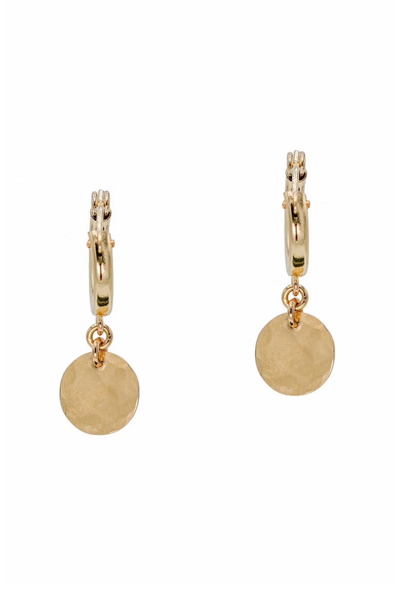 Oro Hoops, Alternate, color, 14K Gold Filled/ Pearl