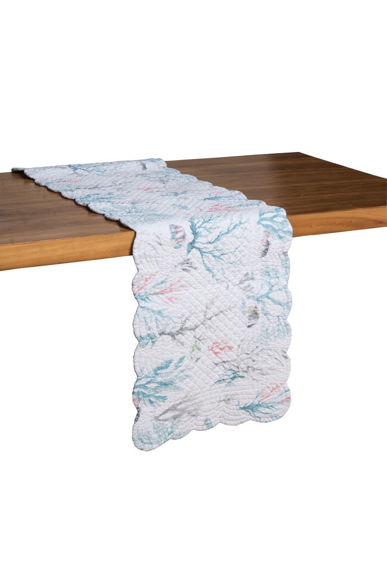 St.Vincent Dining Table Runner, Alternate, color, Pink