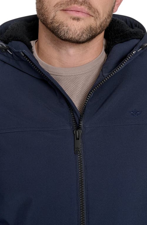 Dockers ® Fleece Lined Soft Shell Jacket In Blue