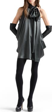7 For All Mankind Petal Satin Minidress