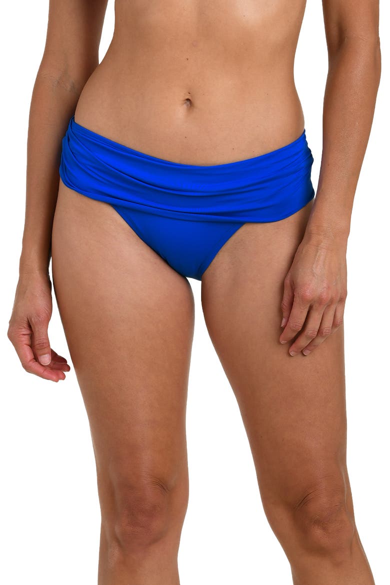 Island Goddess Hipster Bikini Bottoms, Main, color, LAPIS