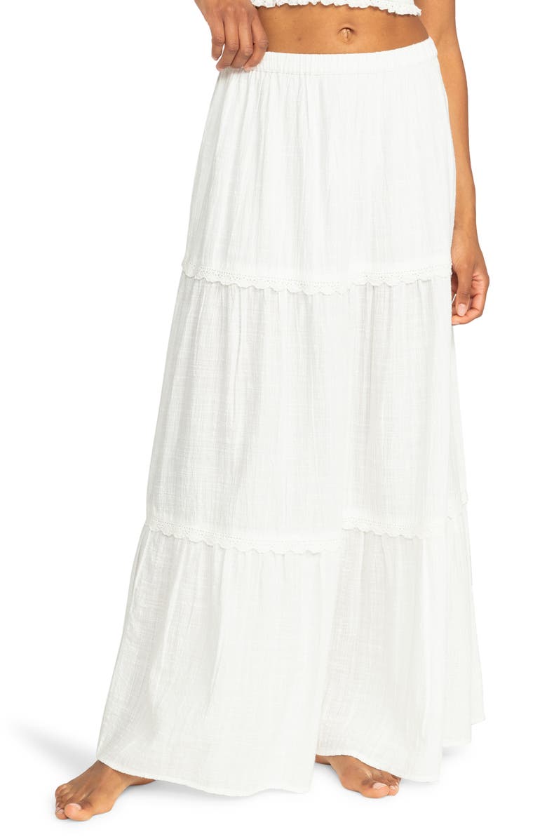 Roxy Beachside Maxi Skirt, Main, color, 