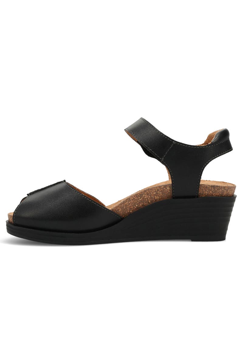 Taos Promise Ankle Strap Peep Toe Platform Wedge Sandal, Alternate, color,