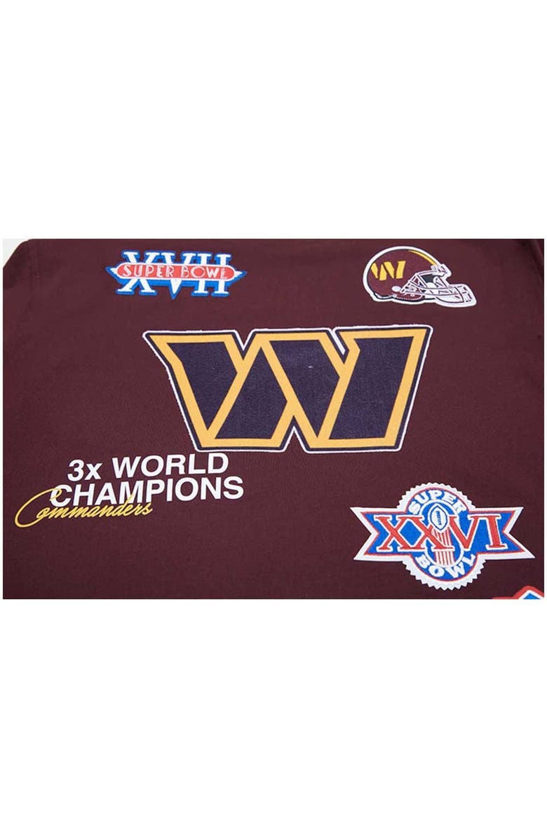 PRO STANDARD Men's Pro Standard Burgundy Washington Commanders Championship T-Shirt, Alternate, color, 