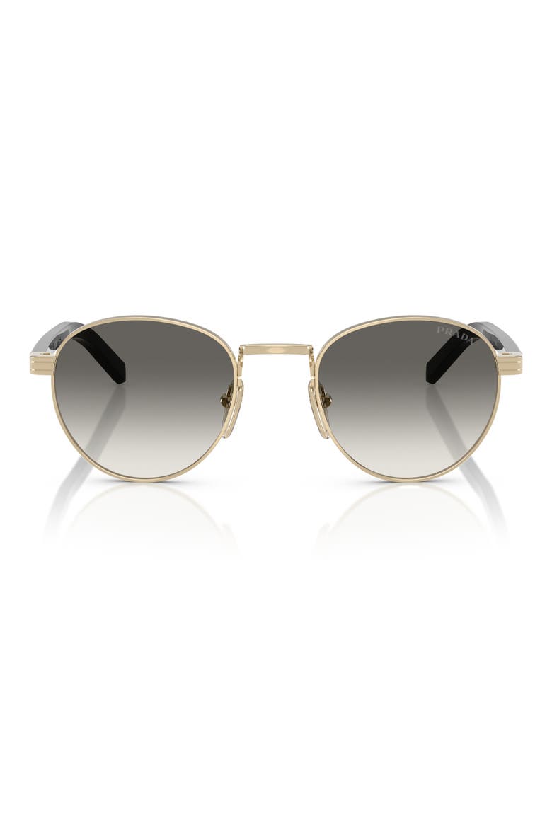 49mm Gradient Phantos Sunglasses, Main, color, PALE GOLD