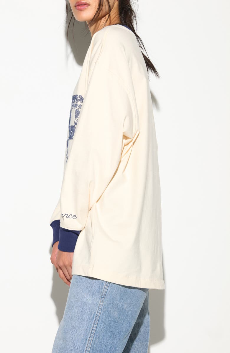 Spiritual Gangster 888 Balance Jett Relaxed Long Sleeve Graphic T-Shirt, Alternate, color, Canvas