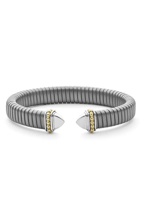 Lagos Pointed Dome Bracelet In Two-tone