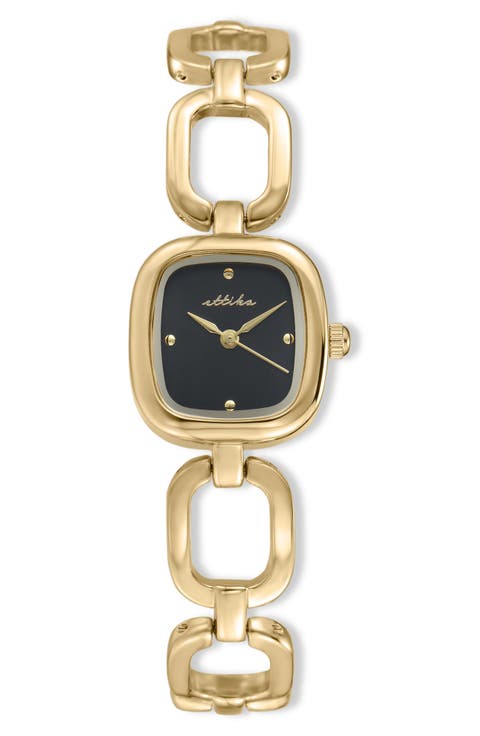 Square Link Bracelet Watch