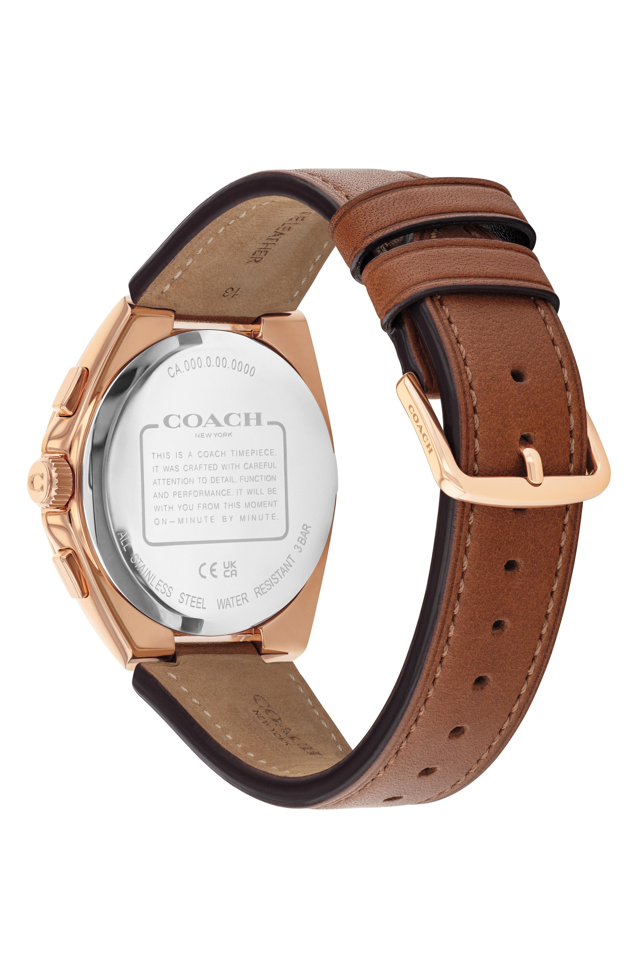 Coach Boyfriend Gold-Tone Multifunction Watch Coach Women main image 3