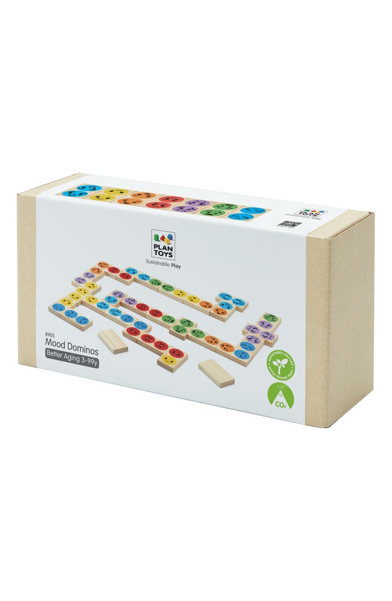 PlanToys<sup>®</sup> Mood Domino Game, Alternate, color, Assorted