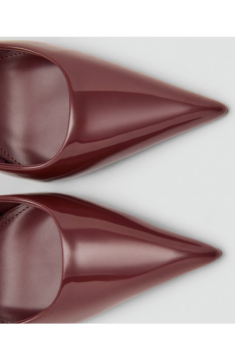 MANGO Slingback Pointed Toe Pump, Alternate, color, Brown