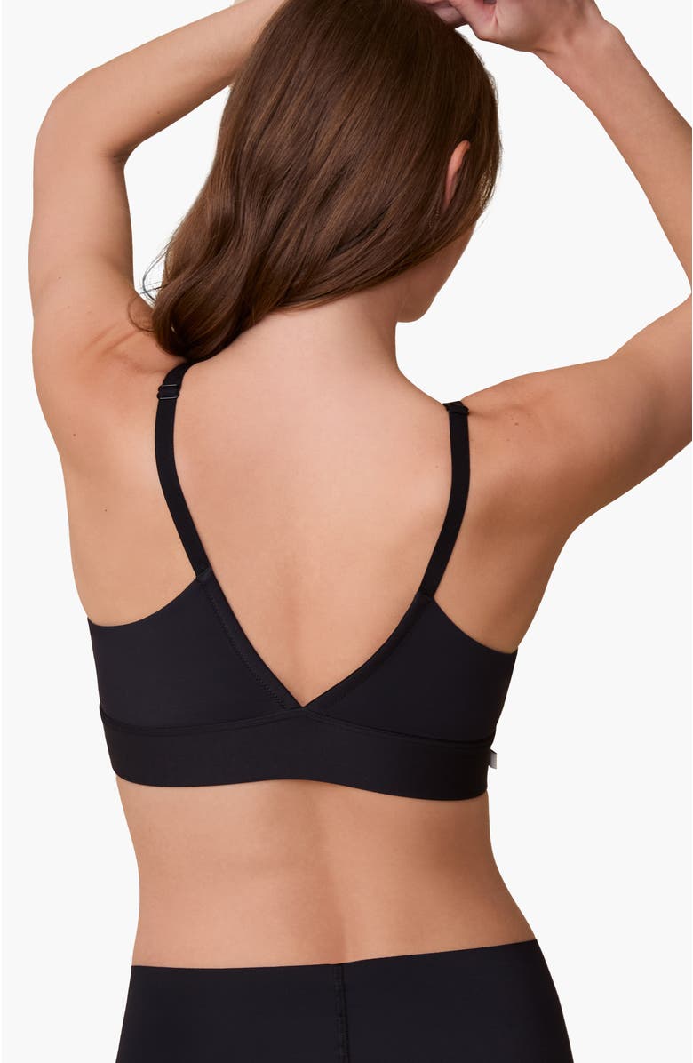 Harper Wilde Bliss Triangle Bralette, Alternate, color, Black