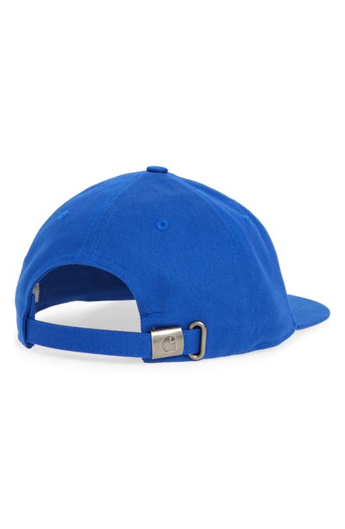 Carhartt Work In Progress Pronto Cotton Twill Adjustable Baseball Cap In Blue