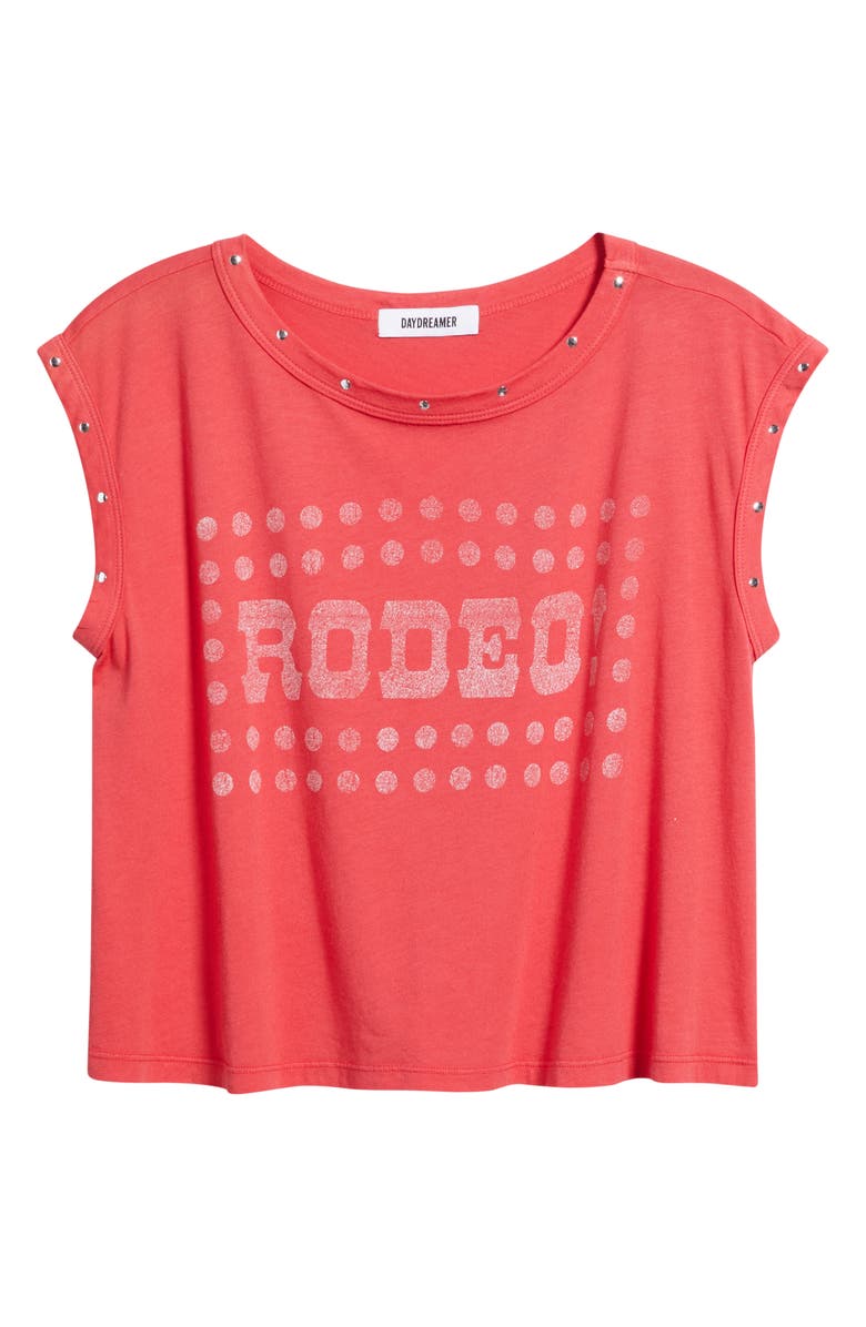Daydreamer Rodeo Swing Muscle T-Shirt, Alternate, color, Deep Sea Coral