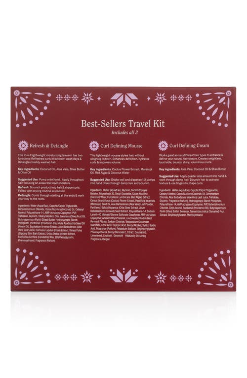 Rizos Curls Best-sellers Travel Kit In Multi