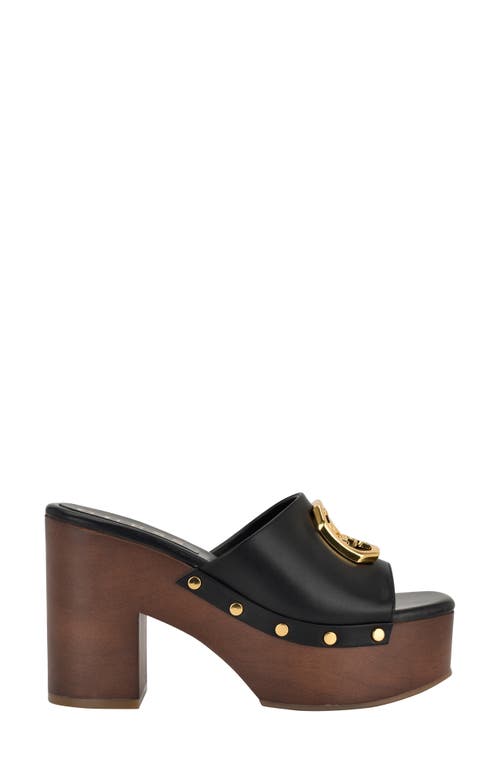 GUESS GUESS QISHA PLATFORM SLIDE SANDAL 