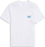 vineyard vines Kids' Whale Fill Cotton Graphic Pocket T-Shirt