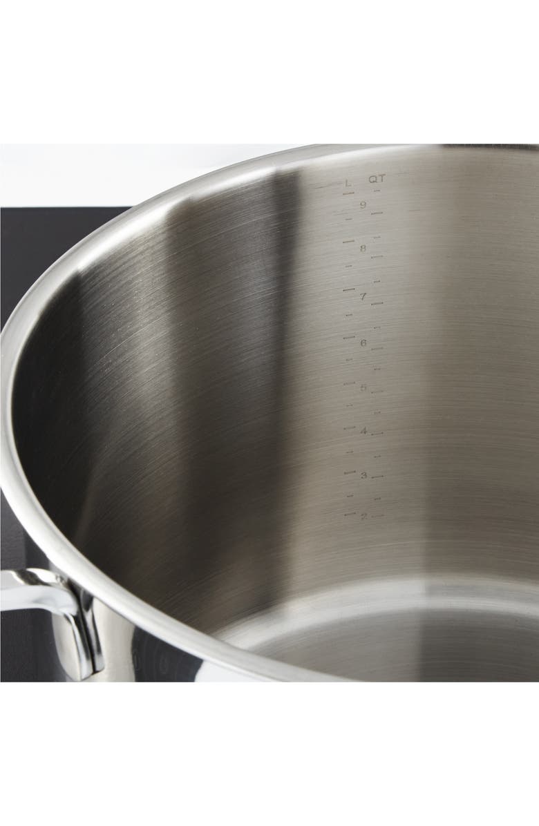 BergHOFF Dina Helix 10.6-Quart Stockpot, Alternate, color, Silver