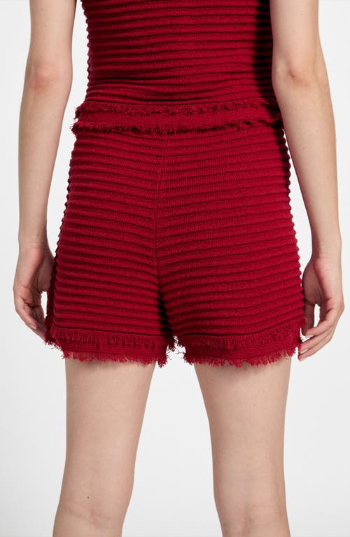 Guess Manila Bouclé Skort In Red