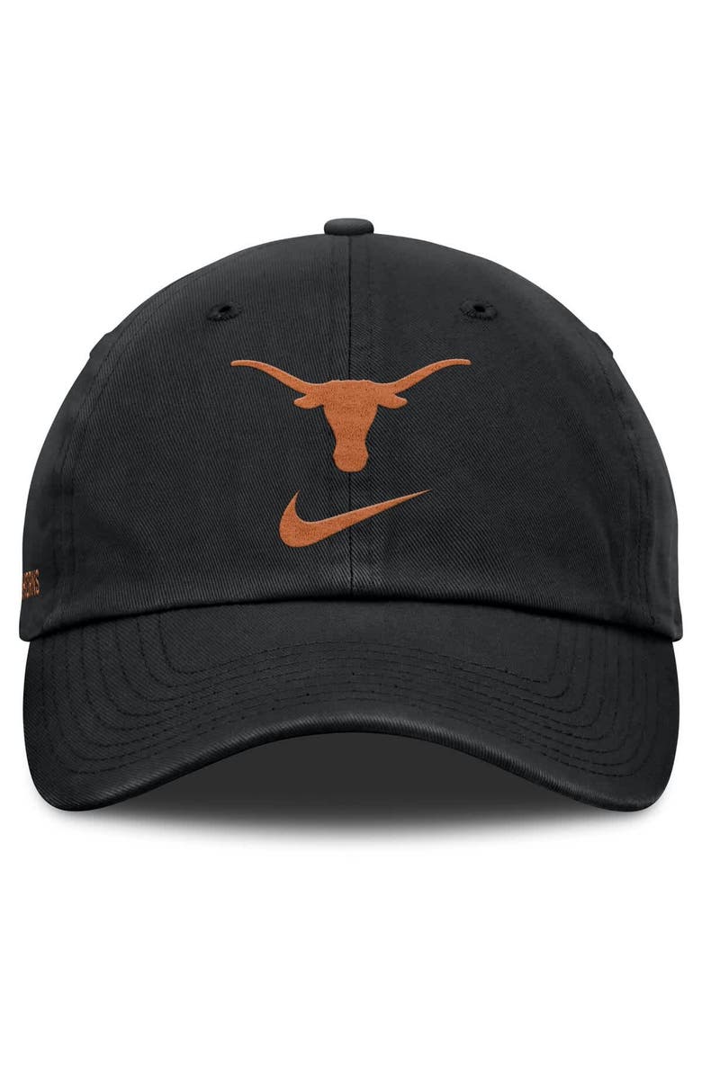 Nike Men's Nike Black Texas Longhorns Primetime Club Adjustable Hat, Alternate, color,
